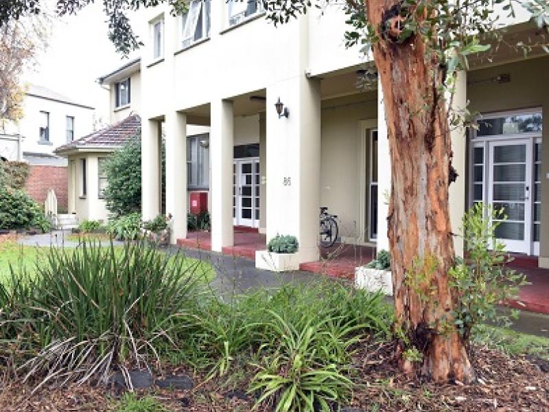 Albert Park front of residence building