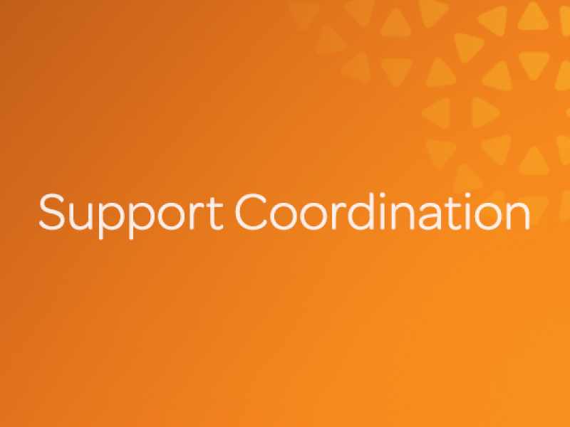Support Coordination service tile