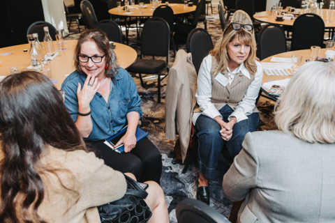 Women chatting